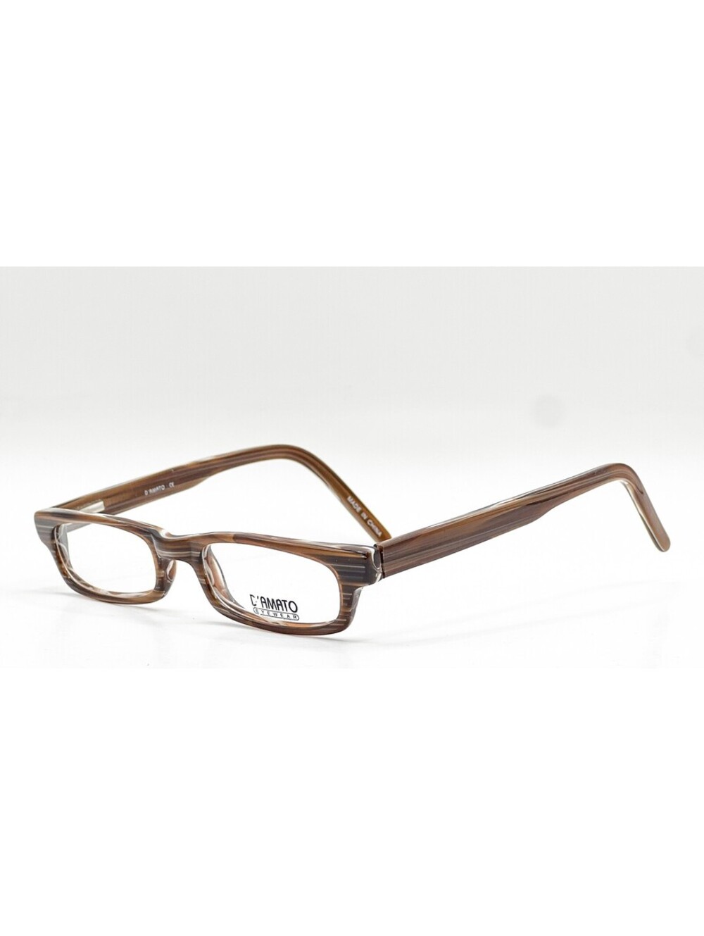 D'Amato Eyewear Dz115 Brn Dark Brown Authentic Eyeglasses 48-19-140